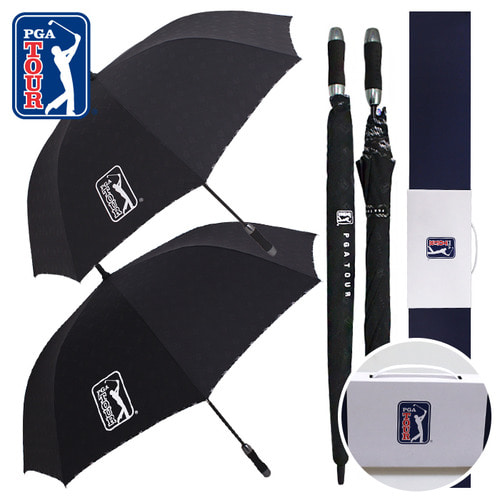 PGA 70자동/75자동 엠보선염바이어스 장우산 2P세트