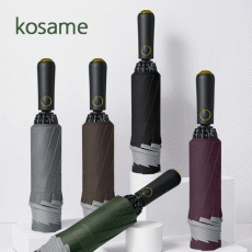 kosame 울트라고밀도 260t원단 3단 전자동 거꾸로 우양산